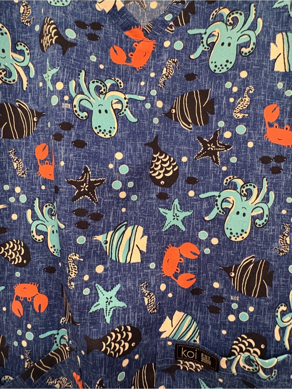 Koi Basics Set of 3 Character Scrub Tops - Picture 6 of 9